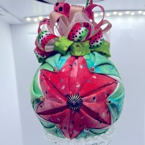 No-Sew Quilted Ornaments